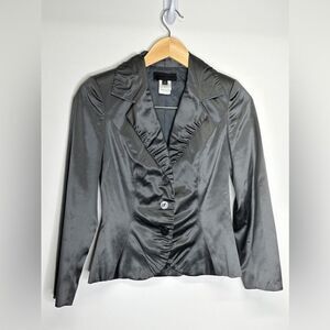 Renato Nucci 100% Silk Gray Formal Blazer‎ Size 6